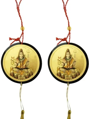 Divya Mantra Sri Shiv Mahadev Talisman Pendant | Good Luck Charm & Protection | Vrindavan Blessed Amulet