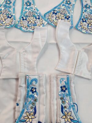 Gaura Nitai Handmade Embroidered Dress – Luxurious Silk Outfit