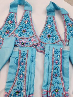 Exclusive Gaura Nitai Silk Dress – ISKCON Style Deity Attire for Worship,