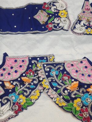 Premium Jagannath Subhadra Balram Dress – Handmade Silk Outfit