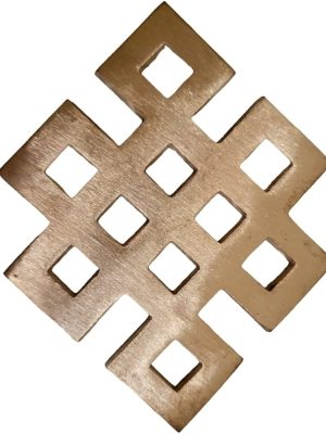 Shubh Sanket Vastu Copper Infinity Symbol Hanging | Sacred & Energized | Vrindavan Blessed