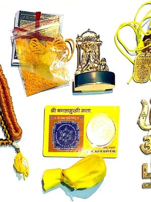 SHOPIZIO Maa Baglamukhi Shatrunashak Yantra | Powerful Protection & Victory Yantra | Blessed from Vrindavan