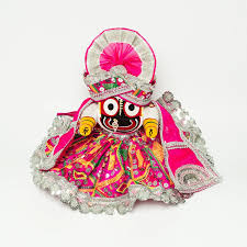 Jagannath Subhadra Balram Dress – Handmade Embroidered Silk