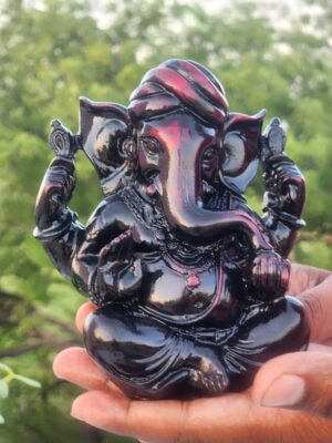 20240407_182323 5inch/13cm coconut wood ,ganesh statue , ganesh bhagvan , gift purpose , home decor , show piece , religious gift , hare krishna ,