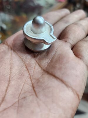 20240927_165159 3cm parad shivling from holy vrindavan city , white shivling 180gram shivling parad , holy thing , spiritual thing , hare krishna ,