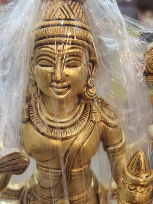 20241220_130946 12inch/30cm dhanvantari solid fine light brass statue from holy vrindavan dham , dhanvntri murti , hindu god idol , religious item