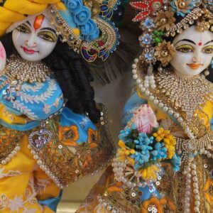 15inch/38cm   beautifull face radha krishna marble dust  with full accessories from vrindavan , handcrafted  face radha shyam sundar ,