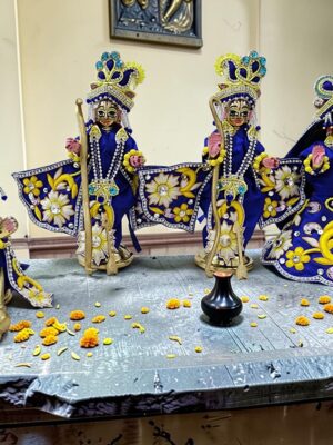 6inch/15cm solid brass ram darbar statue , ram family murti from vrindavan , holy ram laxman seeta hanuman murti , metal statue , handcraft