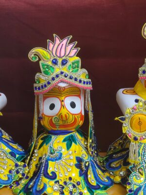 il_fullxfull.3914812189_ga4r Beautiful 8-Inch Neem Wood Jagannath Baldev Subhadra Deities – Handmade in Traditional Style Perfect for Worship and Decor jagannath deity