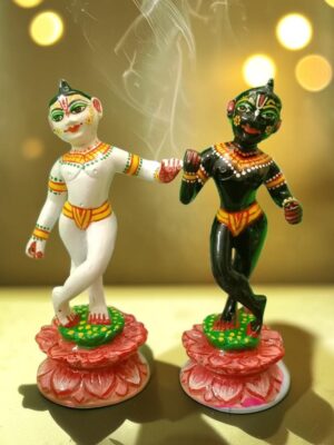 il_fullxfull.4135775739_o6r0 8inch/20cm krishna balram . krishna with balram solid super fine brass statue made in vrindavan , hare krishna , vrindavan , deity