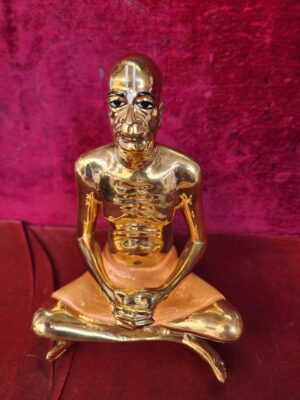 7inch shrila prabhupad statue 3 metal mix , finishing shining made in vrindavan , iskcon founder acharya prabhupad murti , hare krishna