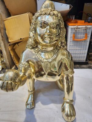 20230530_190945 Large 18Inch/46cm without paint Brass Laddu Gopal Statue – Vrindavan Made18 inch Laddu Gopal Brass Idol 46cm Unique ,