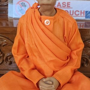 10inch/25cm Shrila Prabhupad Statue Marble Dust  Fiber Idol,with teak wood sinhasan   Temple & Spiritual Decor, Marble Dust prabhupad ,