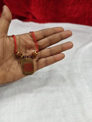 IMG_20260528_165416 Siddh Shri Durga Kavach Pendant Necklace | Maa Durga Yantra Amulet | Rudraksha Protection Pendant | Hindu Spiritual Gift