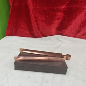 Handmade Copper Havan Chimta 9.5 Inch | Agnihotra Tongs | Copper Fire Ritual Tool | Yagya Accessories for Sacred Havan